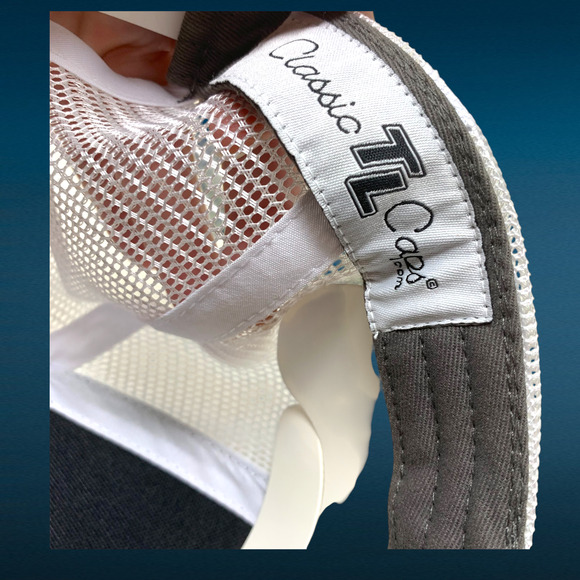 Kirby Smith Machinery Embroidered Trucker Hat Cap Snapback Gray Mesh Back - Picture 7 of 7